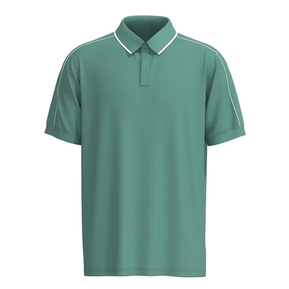 Playera Polo George Para Hombre Lisa Verde Talla EG
