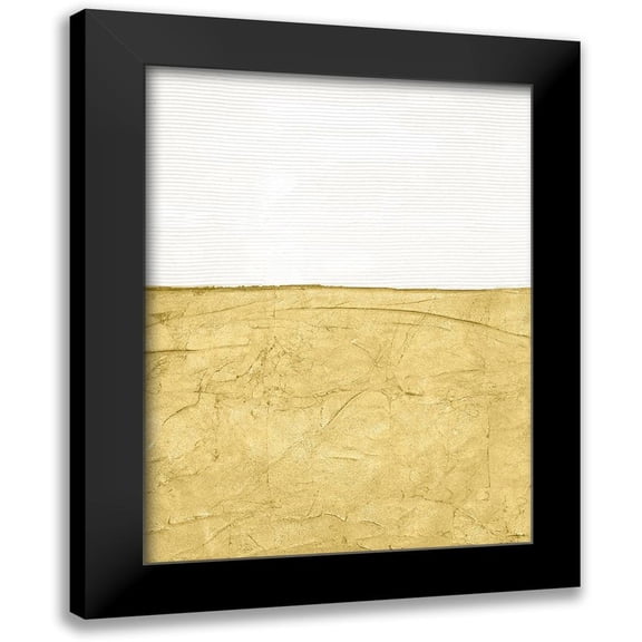 Stramel, Renee W. 12x14 Black Modern Framed Museum Art Print Titled - Gilded Echelon IV