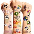 thumbnail image 2 of Balón de fútbol Temporal Tattoos Xmasir, 121 unidades, para hombres y mujeres, 2 of 8