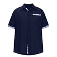 thumbnail image 5 of Vetsdori Short Sleeve Shirts for Men Button down Pockets Dress Shirts Collar Polo Summer Work Gift for Men Floral Casual Mens T-Shirts Cotton Linen, 5 of 6