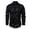 A-Black842, variant on XIAONU Mens Floral Embroidered Shirt Slim Long Sleeve Western Collar Button Down Smooth Retro Outdoor Shirts Blouses