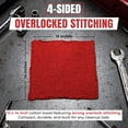 thumbnail image 4 of SupremePlus Red Shop Towels 500 Count Bulk Value Pack, 13 x 14 Inches, Cotton Cleaning Rags for Commercial, Automotive, Garage, and DIY Projects, 4 of 8
