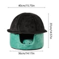 thumbnail image 3 of Sofa Vama Ropa de Cama Casa para gatos cálida y acogedora con cojín extraíble, cama suave para gatos y animales pequeños, ligera, fácil de mover y limpiar, para todas las estaciones. for Navideño, 3 of 4