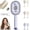 Purple, variant on USB Rechargeable Hair Straightener Brush, Cordless Ionic Straightening Comb, Anti-Static & Fast Heating Ceramic Brush for Home Travel(Beige)