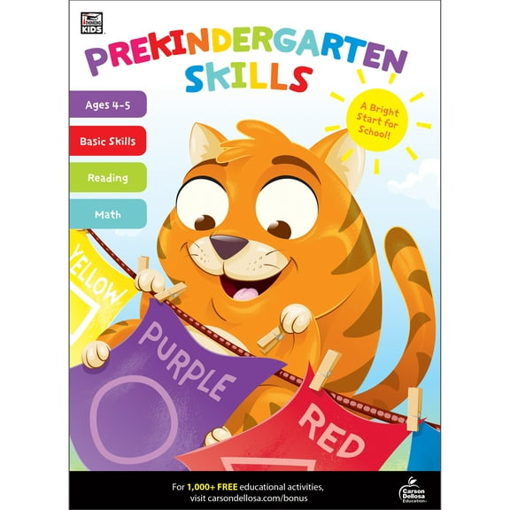 Thinking Kids Prekindergarten Skills Workbook (320 pages) Grade PK-K