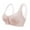 Beige, variant on Timegard Bras for Women Front Closure Button Smoothing Breathable Full Support Comfy Daily Bras Summer