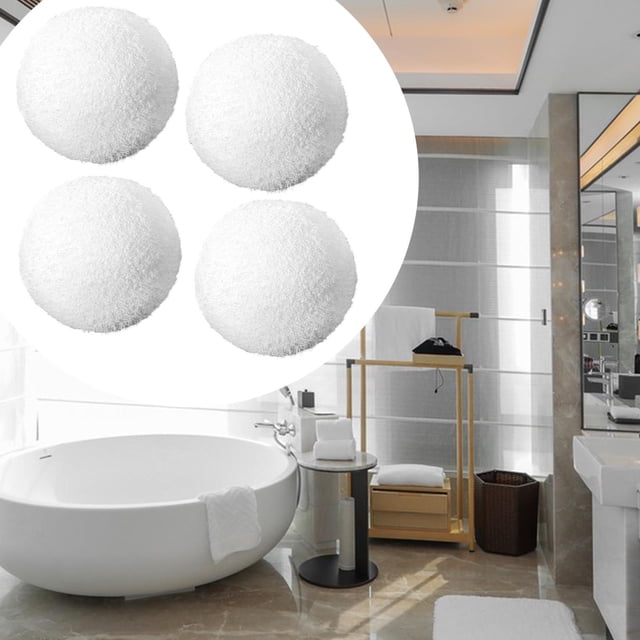 4 bolas eliminadoras de suciedad de spa, bolas de suciedad de filtro flotante, absorbente de aceite, bolas de suciedad de piscina de 3 pulgadas para