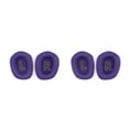 thumbnail image 4 of Tholdsy 2 piezas Cojín para auriculares Auriculares montados en la cabeza Esponja Aislamiento de ruido Auriculares Malla transpirable Orejeras Violeta 2piezas, 4 of 6