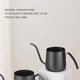 thumbnail image 4 of Contenedor de hervidor de café Contenedor de agua de acero inoxidable Verter sobre hervidores Convenientes cafetería Ketterles para el restaurante Home Bar Utiliza negro 230ml Advancent HA011196-01B, 4 of 7