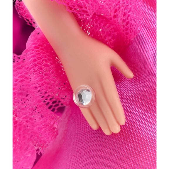 Barbie Signature 1977 Superstar Reproduction Doll in Fabulous Pink Gown with Ruffle Boa