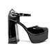 thumbnail image 1 of Zapatilla Dasalo Charol Negro Estilo Mary Jane Con Plataforma Para Mujer, 1 of 5