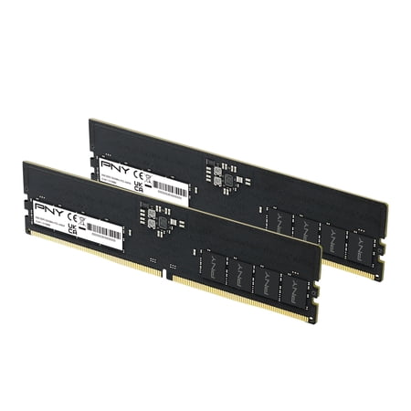 PNY Performance 16GB (2x8GB) DDR5 RAM 5600MHz (PC5-44800) - CL46, 1.1V - Compatible with 5200MHz, 4800MHz - Desktop Memory Kit - MD16GK2D5560046-TB - Not Compatible with Intel 15th Gen