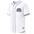 thumbnail image 2 of MLB Colorado Rockies Men's White Full Button Jersey, 2 of 5