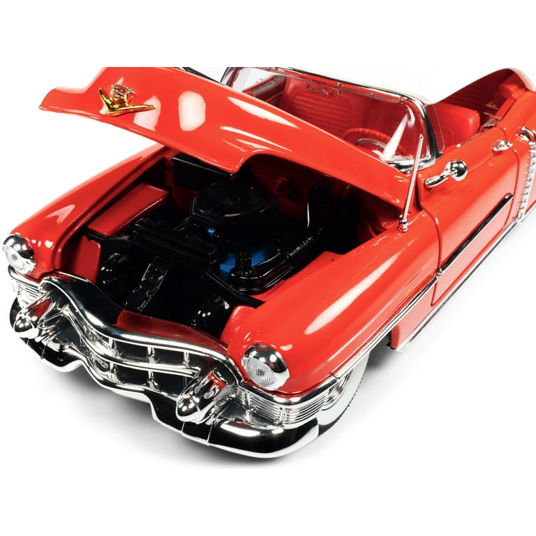 1/18 1953 キャデラック エルドラド レッド×ホワイト 1953 Cadillac Eldorado Soft Top Aztec Red With White Top And