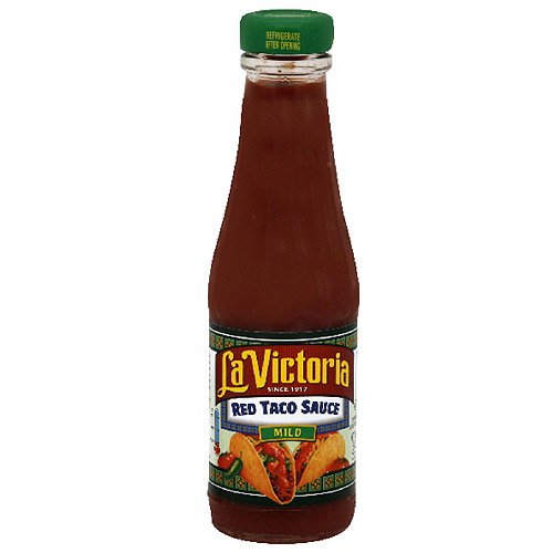 La Victoria Mild Red Taco Sauce, 8 oz (Pack of 12)