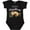 AB-Black, variant on Merry Christmas Cute Sloth with Santa Hat and Lights Boys or Girls Baby Bodysuit