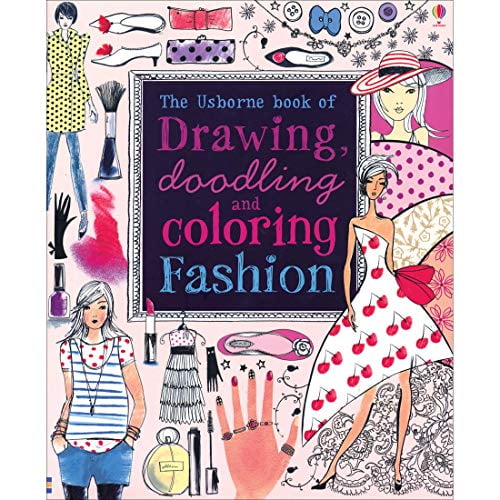 Pre-Owned Drawing, Doodling And Coloring Fashion (Paperback) 0794533361 9780794533366