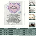thumbnail image 3 of 1 Pc Daughter Gifts From Mom To My Daughter Blanket Daughter Birthday Gifts Daughter Gifts Gifts For Daughter Daughter Blanket From Mom Daughter Graduation Gifts Christmas, 3 of 7