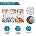 thumbnail image 6 of Orange Blue Pumpkin Fall Placemats Set of 6, Thanksgiving Maple Leaf Washable Wipeable Table Mats for Dining Tables, Indoor Outdoor Kitchen Place Mats for Holiday Party Table Decor, 6 of 9