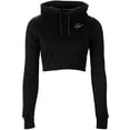 thumbnail image 6 of Pixley Crop Top Hoodie - Black, 6 of 8