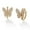 gold, variant on Veshon Cubic Zirconia Huggie Earrings 14k Gold Plated Tiny Earrings Small Huggie Hoop Earrings Simple Lightweight Hoops Gift for Women