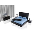 thumbnail image 5 of HomeRoots 283523 Leatherette Tall Headboard Eastern Bed, Black - King, 5 of 5