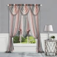 thumbnail image 2 of Simple Elegance by Ben&Jonah Ombre Window Curtain Tie Up Shade 50"W x 63"L - Blush, 2 of 2