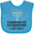thumbnail image 3 of Inktastic My 1st Hanukkah Celebration Boys or Girls Baby Bib, 3 of 4