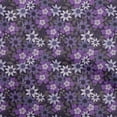 thumbnail image 1 of oneOone Coton Flex Moyen Violet Tissu Floral Rétro Robe Tissu Tissu Imprimé par la Cour 40 Pouces de Large, 1 of 5