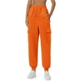 thumbnail image 4 of JJHGVB Baggy Sweatpants Drawstring Pants Women Cotton Sweatpants Work Slacks for Women Sweat Pants for Women Ladies Sweat Pants Athleta Pants Women Orange 3XL, 4 of 9