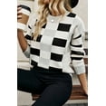 thumbnail image 1 of a.Jesdani Elegant Plaid Drop Shoulder Sweater - Versatile & Chic for Any Event, 1 of 5