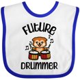 thumbnail image 3 of Inktastic Drumline Band Future Drummer Boys or Girls Baby Bib, 3 of 4