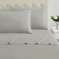 thumbnail image 2 of Sweet Home Collection 100% Combed Cotton Percale Sheet Set Made in Egypt 400 TC Gray Queen, 2 of 3