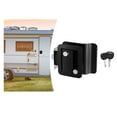 thumbnail image 4 of Manija de Pestillo de Puerta de Remolques Zulema Cerraduras de pestillo de puerta de autocaravana Negro, 4 of 8