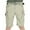 Khaki, variant on IROINNID Cargo Shorts for Men Summer Solid Color Outdoors Multi-pocket Sport Shorts Pants,Olive Green