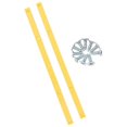 thumbnail image 1 of 1 Paire de Rails de Planche à Roulettes Protection Anti-Choc Bande de Caoutchouc Longboard, 1 of 9