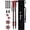 Red, variant on G2 Hiker Trekking Hiking Poles Telescopic/Aluminum Alloy/Comfort TPE Handle/Auto-Adjustable Strap/Quick Flip Lock/Snow Baskets Attached (Pack of 2 Poles)，Black/Blue/Red