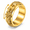 Gold, variant on Men’s Dragon Spinner Ring, Stainless Steel Rotating Band, Raised Details, Sizes 7–11, Gift for Him