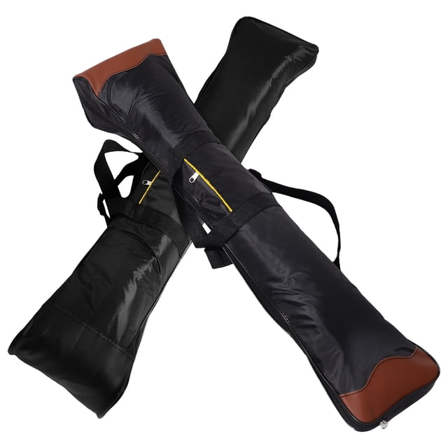 GOOHOCHY 2Pcs Breathable Mesh Belt Storage Bag Erhu Case Brown Plastic Versatile Carrying Options For Travel
