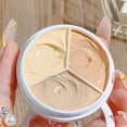 thumbnail image 1 of 3 Colors Concealer Palette Eyeshadow Base Palette Matte Contour Concealer Lot A7 Y7Q8, 1 of 9