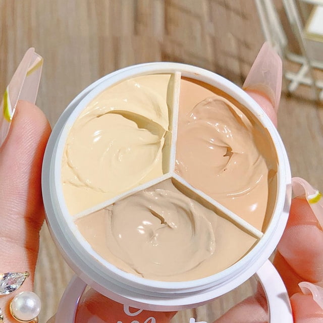3 Colors Concealer Palette Eyeshadow Base Palette Matte Contour Concealer Lot A7 Y7Q8