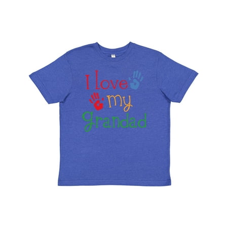 Inktastic Grandad Grandkids Handprints Youth T-Shirt Inktastic Grandad Grandkids Handprints Youth T-Shirt