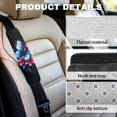 thumbnail image 5 of Uorisanigo Blue Gradient Butterfly Car Seat Belt Cover Flannel 2-Pack Universal Car Seat Belt Pads Cover Soft Comfort Compatible Seat belt Shoulder Pad for Car Interior Accessorie, 5 of 7