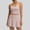 Pink, variant on Women's 2-Piece Activewear Set: Padded Sports Top & High-Waisted Skirts for Women Grey M