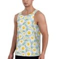 thumbnail image 2 of Haiem Daisies Flowers Men Workout Tank Top Gym Bodybuilding Sleeveless Muscle T Shirts Athletic Tank Breathable Workout Shirt-3X-Large, 2 of 9