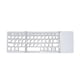 thumbnail image 5 of Sidaley Teclado plegable Teclados de escritorio inalámbricos recargables Suministros de computadora Diseño plegable Multipropósito Dulce Blanco 2Conjunto, 5 of 6