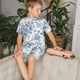 thumbnail image 4 of Balery Rose Flowers Conjunto de Pijama Infantil de Manga Corta con Estampado – Ropa de Dormir de Algodón Suave-4X-Large, 4 of 6