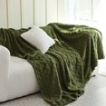 thumbnail image 5 of ROSEKIND  Soft Plush Diamond Jacquard Blanket for Bed Couch Sofa, Warm Lightweight Decorative Home Blanket, All Season Cozy Blanket, 5 of 7