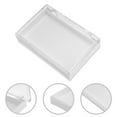 thumbnail image 3 of Unique Bargains 1 Pc Single Layer Rectangular Nail Storage Box White Plastic, 3 of 5