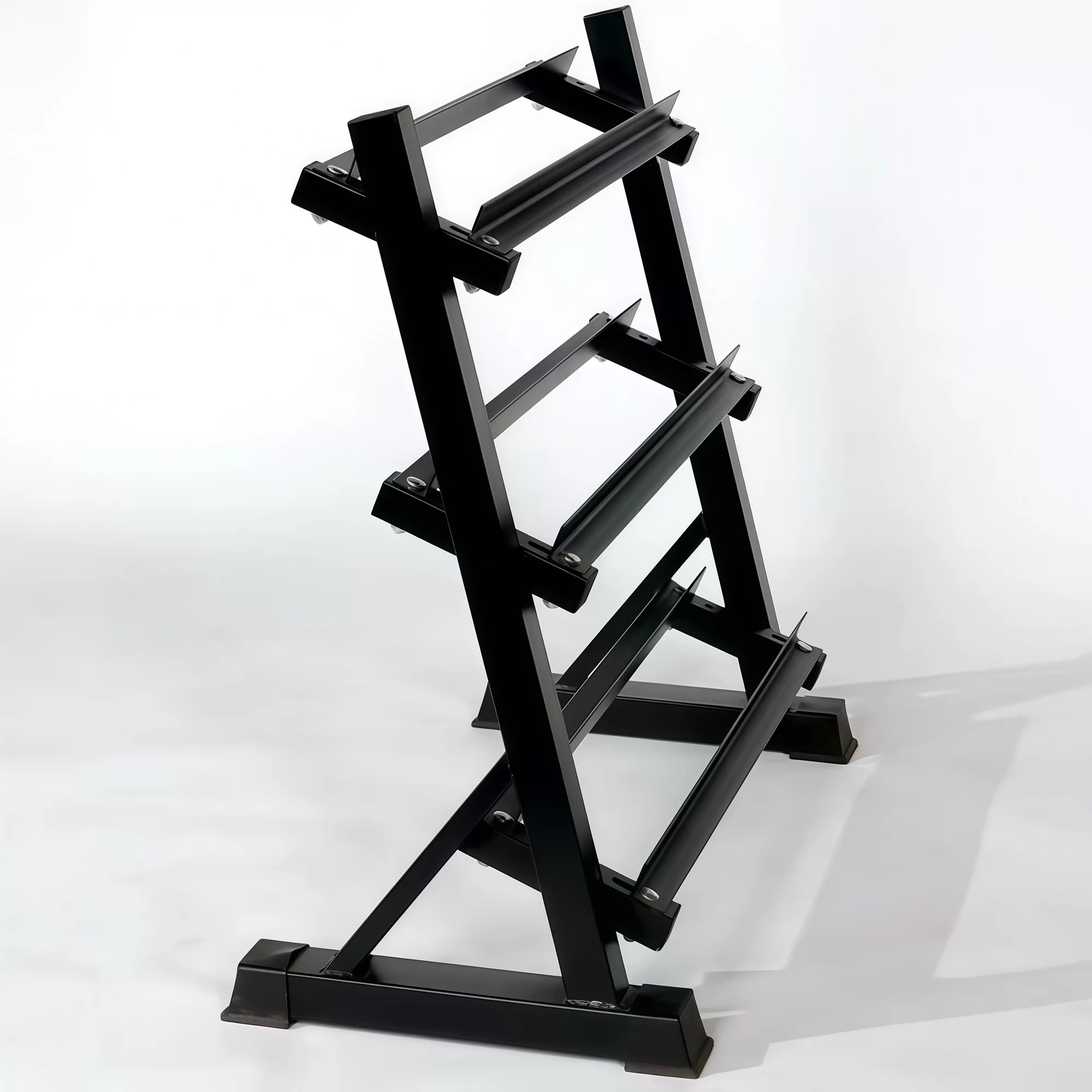 3-Tier Heavy Duty Dumbbell Rack, 1000 LB Capacity Weight Rack Organizer, Commercial Grade Space Saving Storage Stand for Adjustable Dumbbells, Home Garage & Commercial Gym Equipment